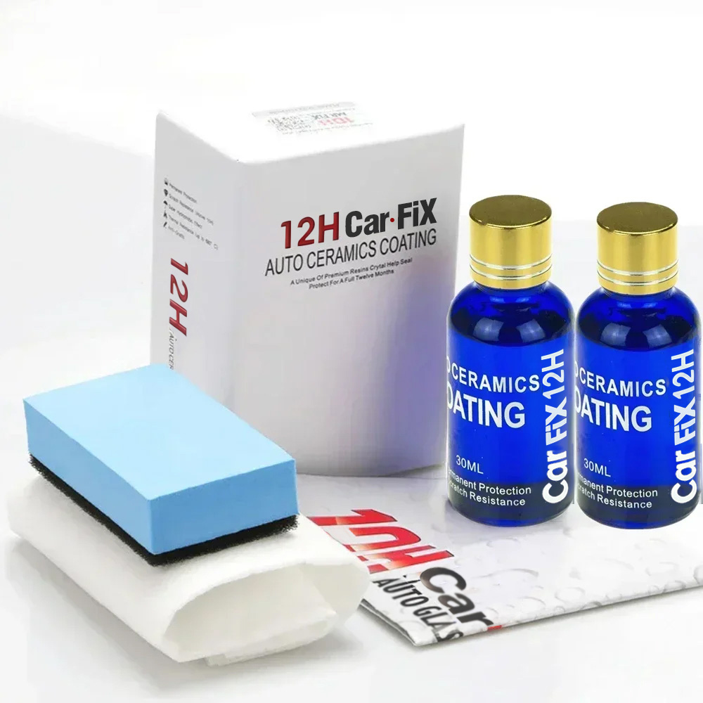 Car Wax Ceramic Coating - 2Pcs 12H Car Coating Polishing Wax