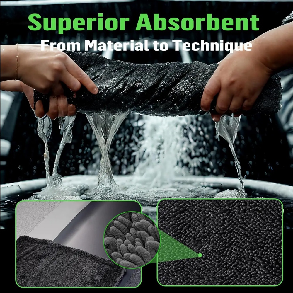 Ultra-Absorbent Microfiber Cle - Microfiber Towel Detailing ulasan dan harga