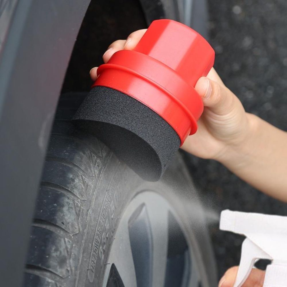 Curved Tire Polishing Sponge w - Wax Applicator Pad ulasan dan harga