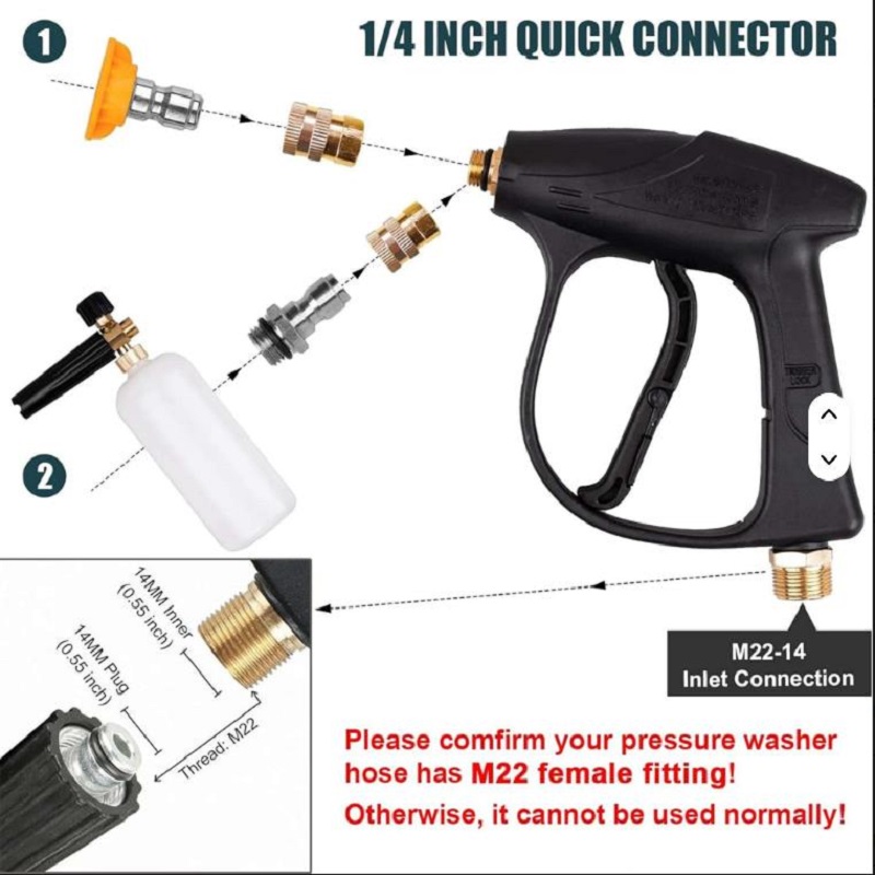 Car Washer High Pressure Wash  - Pressure Washer Foam Gun ulasan dan harga