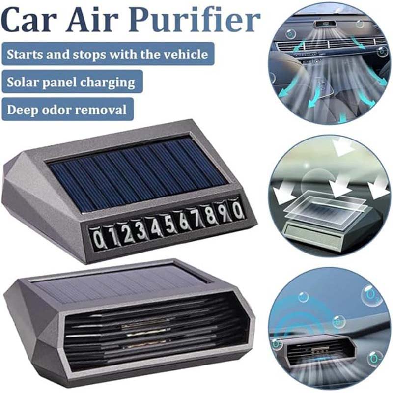 Solar Energy Powered Car Air P - Odor Eliminator Car ulasan dan harga